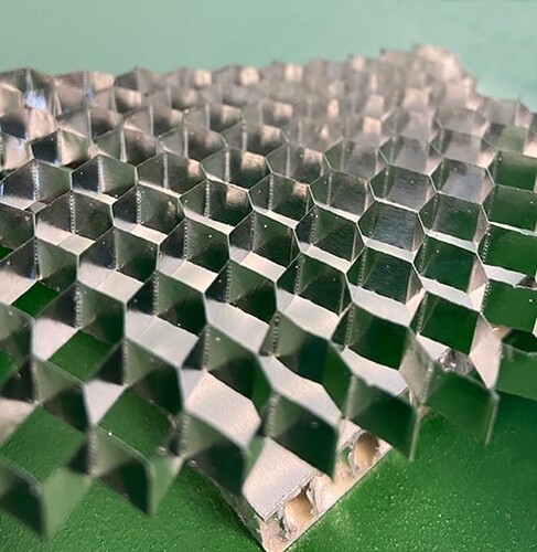 Aluminyum Honeycomb C:6mm-83kg/m3 T:18mm - Thumbnail