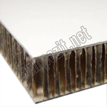Alüminyum Honeycomb Panel T:25mm 150cmx300cm