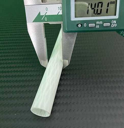 Cam Fiber Boru Pro Dış/İç Çap: 14mm/12mm - 1