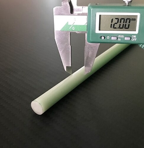 Cam Fiber Çubuk Çap:12mm - 1