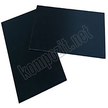 Cam Fiber Siyah G10 Pro Plaka T:0.5mm 40x50cm