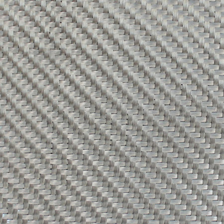 Dekoratif Cam Fiber Kumaş 290 gr/m2 twill Gümüş