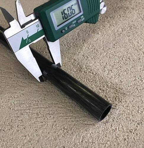 Karbon Fiber Boru Pro Dış/İç Çap:16mm/13mm - 1