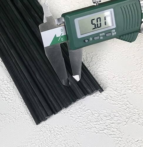 Karbon Fiber Çubuk Çap:5mm - 1