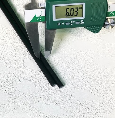 Karbon Fiber Çubuk Çap:6mm - 1