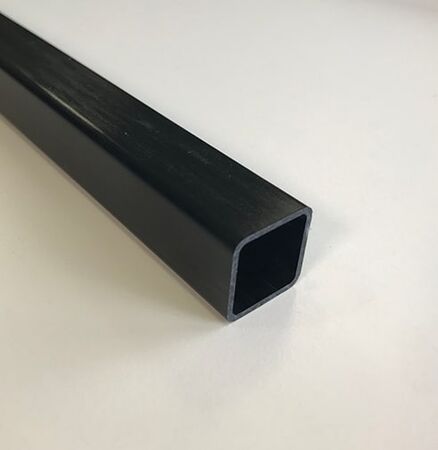 Karbon Fiber Eko Kare Profil Dış/İç: 13mm/10mm - 1
