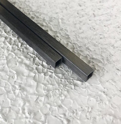 Karbon Fiber Eko Kare Profil Dış/İç:4mm/2,5mm - 1