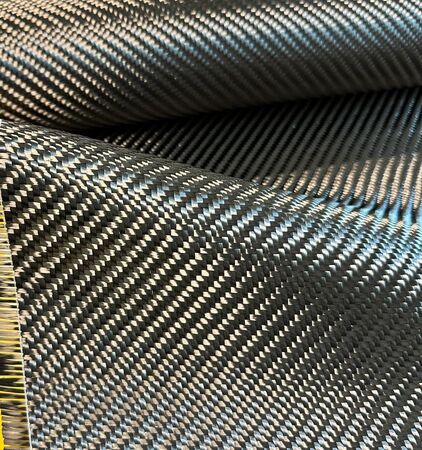 Karbon Fiber Güçlendirme Kumaşı 600 gr/m2 12k–twill