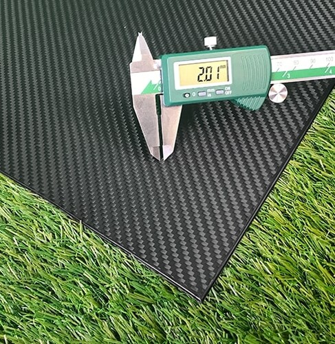Karbon Fiber Plaka Pro T:2mm 50cmX50cm - 1