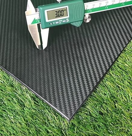 Karbon Fiber Plaka Pro T:3mm 50cmX50cm - 1