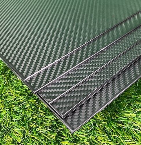 Karbon Fiber Plaka Pro T:3mm 50cmX50cm - 2