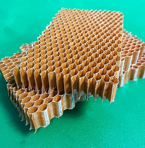 Nomex Honeycomb T:1,5mm C:3,2mm-29kg/m3 115cmx250cm - Thumbnail