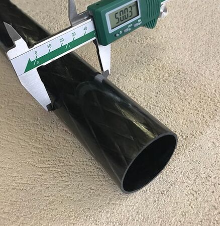 Karbon Fiber Boru Pro Dış/İç Çap:50mm/46mm - 1